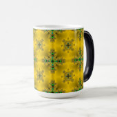 Mug Magique Fleurs Artdeco dans le style rétro (Devant droit)