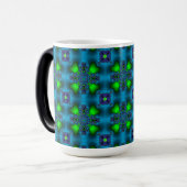 Mug Magique Fleurs Artdeco dans le style rétro (Devant gauche)