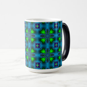 Mug Magique Fleurs Artdeco dans le style rétro