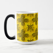 Mug Magique Fleurs Artdeco dans le style rétro (Gauche)