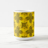 Mug Magique Fleurs Artdeco dans le style rétro (Centre)