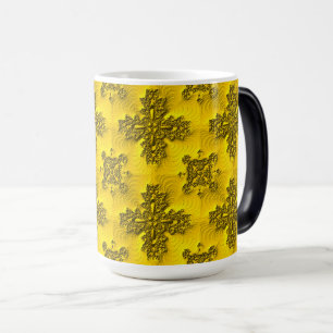 Mug Magique Fleurs Artdeco dans le style rétro