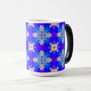 Mug Magique Fleurs Artdeco dans le style rétro