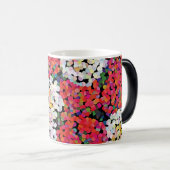 Mug Magique Fleurs de cristal rouge (Devant droit)