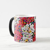 Mug Magique Fleurs de cristal rouge (Devant gauche)