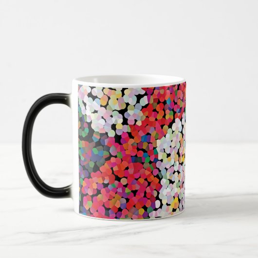 Mug Magique Fleurs de cristal rouge (Gauche)