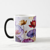 Mug Magique Fleurs de Lotus décoratives Design #1 (Gauche)