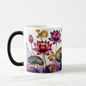 Mug Magique Fleurs de Lotus décoratives Design #2 (Gauche)