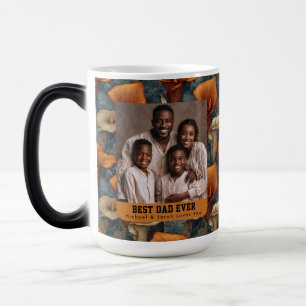 Mug Magique Fleurs de Lys Calla Meilleur Papa Chat Voyage