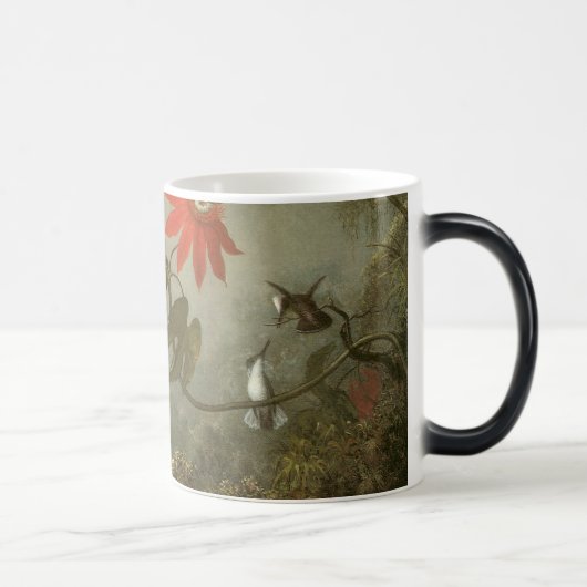 Mug Magique Fleurs de passion et colibris (Droite)