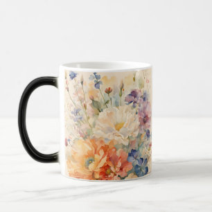 Mug Magique fleurs en capital