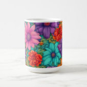 Mug Magique Fleurs sauvages Abstraites #23 - (Centre)