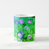 Mug Magique Fleurs violettes Jardin de printemps Petunia Flora (Centre)