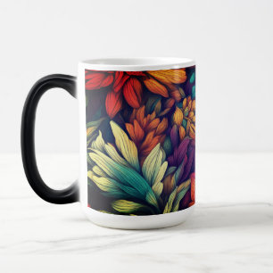 Mug Magique Floral Abstrait #73 -