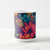 Mug Magique Floral Abstrait #73 - (Centre)
