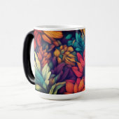 Mug Magique Floral Abstrait #73 - (Devant gauche)