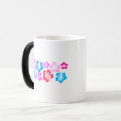 Mug Magique Floral et rose (Devant gauche)