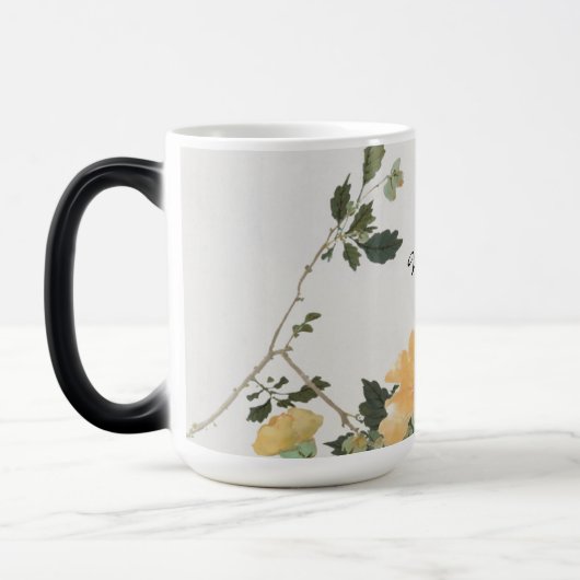Mug Magique Flower and Bee Nature Art Design  (Gauche)