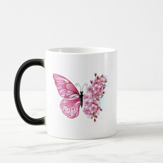 Mug Magique Flower Butterfly (Gauche)