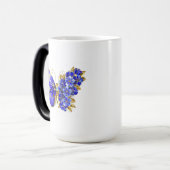 Mug Magique Flower Sapphire Butterfly (Devant gauche)
