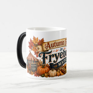Mug Magique Foire d'Automne à Fryeburg Maine Couleur