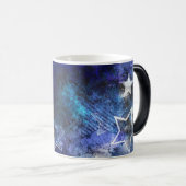 Mug Magique Fond spatial avec étoiles (Devant droit)
