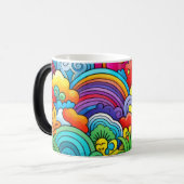 Mug Magique Fonds arc-en-ciel (Devant gauche)