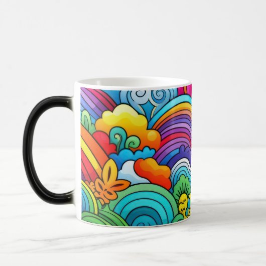 Mug Magique Fonds arc-en-ciel (Gauche)