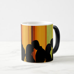 Mug Magique Forever in Love : Romantic Couple Silhouette