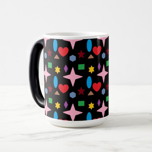 Mug Magique Formes colorées (Devant gauche)