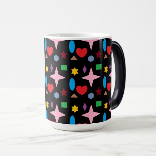 Mug Magique Formes colorées (Devant droit)