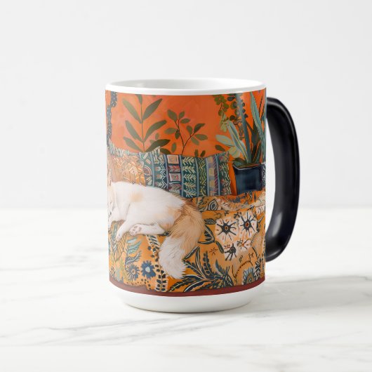 Mug Magique Fox dormant (Devant droit)