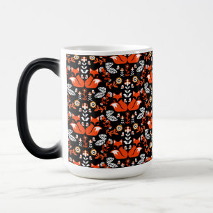Mug Magique Fox Nordic Scandinavian Folk Art