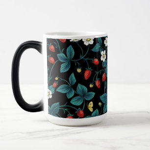 Mug Magique Fraises sauvages rouge/jaune/bleu/noir