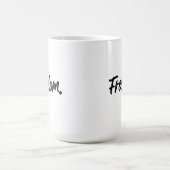 Mug Magique Freedom. Minimalist Black (Centre)