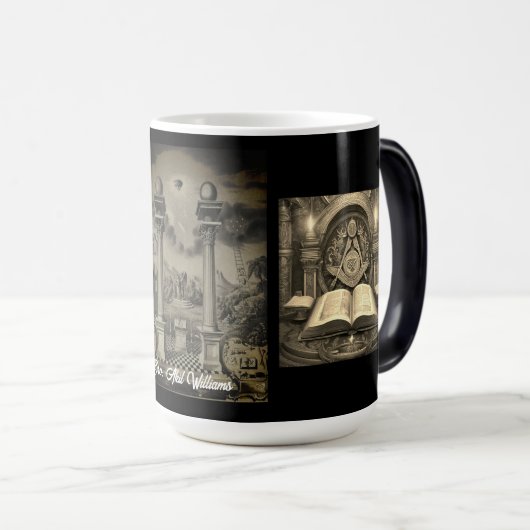 Mug Magique Freemason (Devant droit)