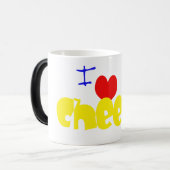Mug Magique Fromage du coeur I (Devant gauche)