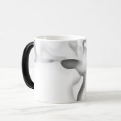 Mug Magique Frozen : gris Abstrait, blanc et noir (Devant gauche)