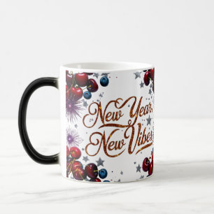 Mug Magique Fruity Fiesta Cerise Myrtille "Nouvelle Année, Nou