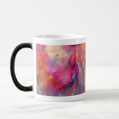 MUG MAGIQUE FUCHSIA BLEU ABSTRAIT ROSE (Gauche)