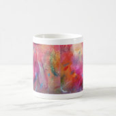 MUG MAGIQUE FUCHSIA BLEU ABSTRAIT ROSE (Centre)