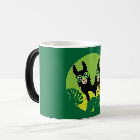Mug Magique Fun Llama Alpaca Best Friends (Devant gauche)