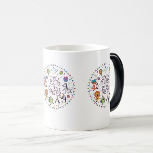 Mug Magique Fun & Quirky Holiday Vector Tee (Devant droit)