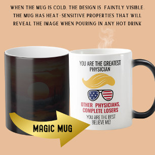 Mug Magique Funny Trump Meilleur médecin