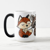 Mug Magique Furry Friends Raccoon, Fox et Squirrel (Gauche)