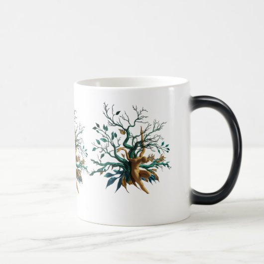 Mug Magique Fusion humaine et naturelle Abstraite | Morphage a (Droite)