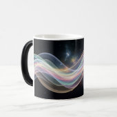 Mug Magique Galaxie de vague cosmique Abstrait (Devant gauche)