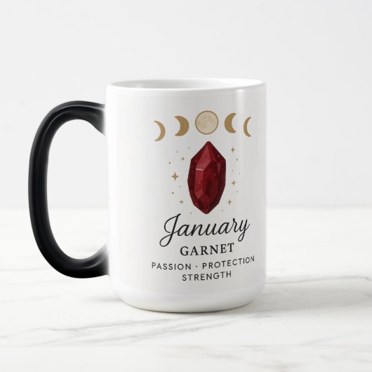 Mug Magique Garnet - Jeu de protection et de passion de janvie (Gauche)