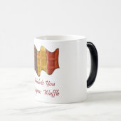 Mug Magique gaufre belge (Devant droit)