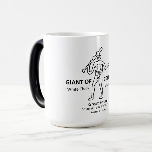 Mug Magique Géant de Cerne-Abbas (Devant gauche)